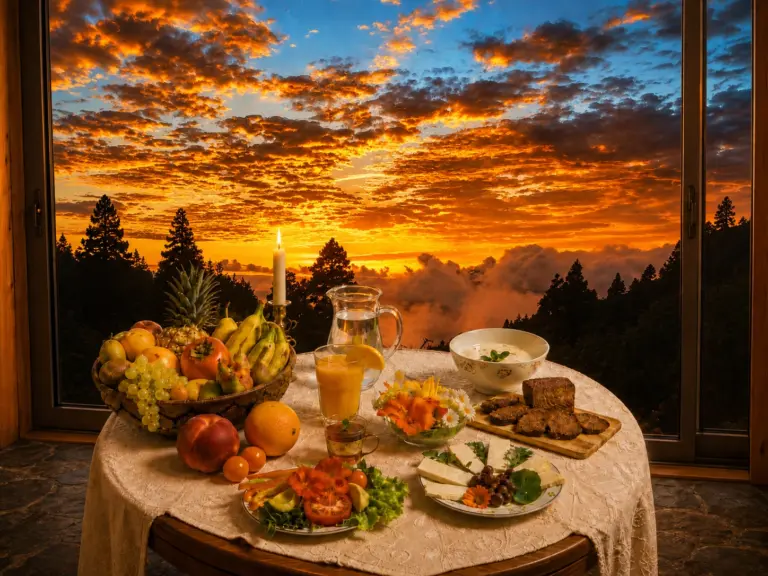 Yoga-Ferien mit einer veganen Verpflegung auf La Palma Kanarische Inseln